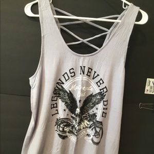 LEGENDS NEVER DIE muscle tee